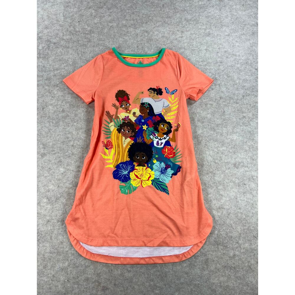 Disney Encanto Short Sleeve Nightshirt Nightgown Size 5/6